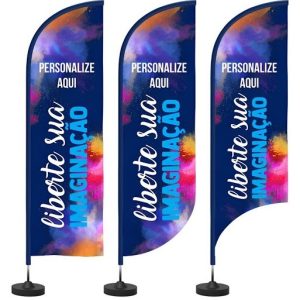 Wind banner com Base e Haste