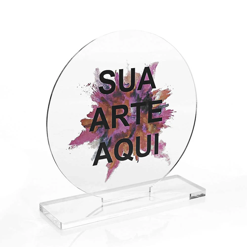Troféus Personalizados em Acrílico – 20×15 cm – Corte a Laser