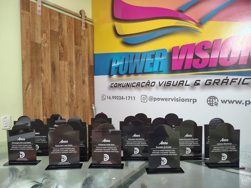 Troféus Personalizados em Acrílico – 20×15 cm – Corte a Laser - Imagem 7