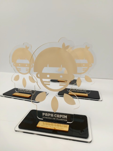 Troféus Personalizados em Acrílico – 20×15 cm – Corte a Laser - Imagem 6